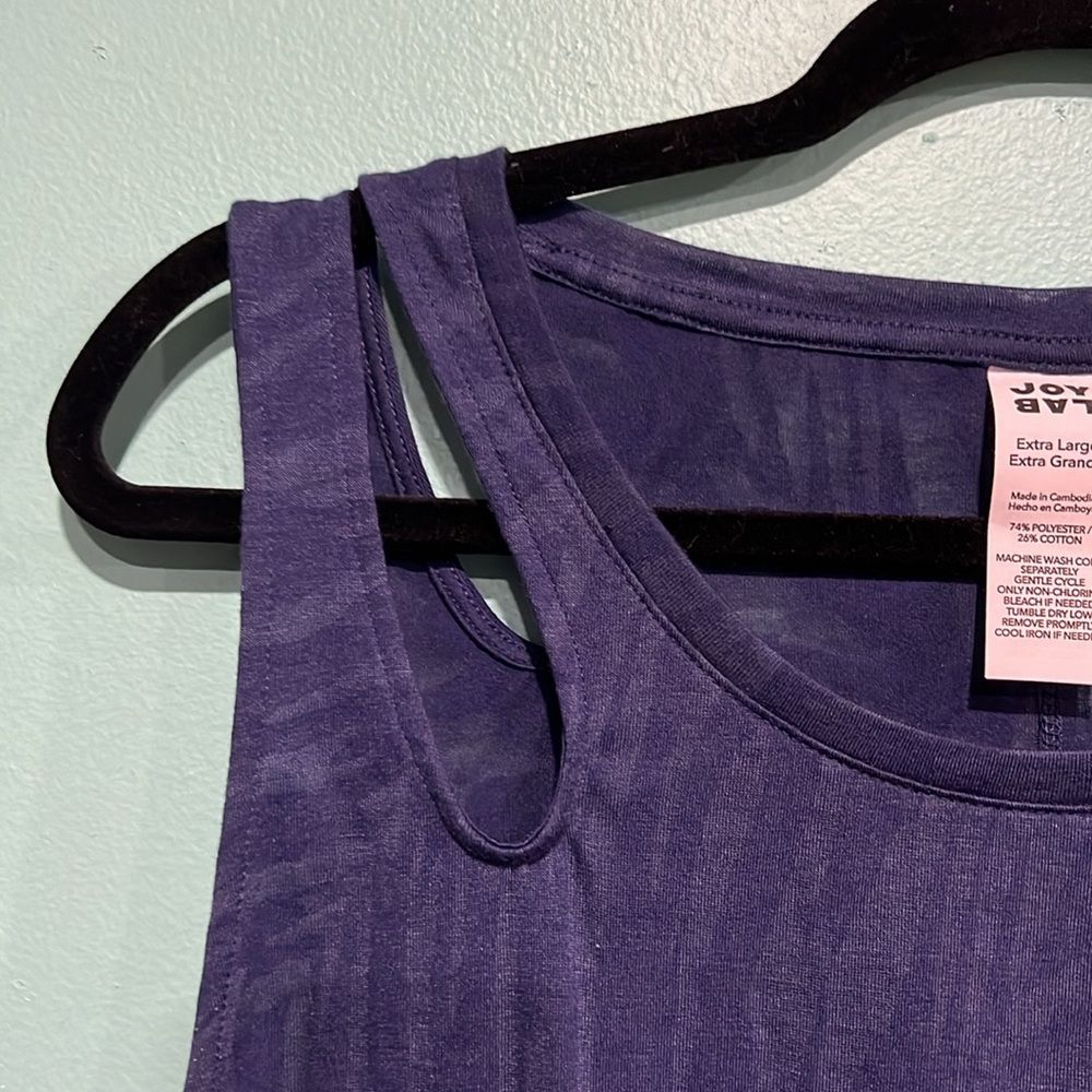JoyLab, extra large tank top, navy blue - Picture 3 of 7
